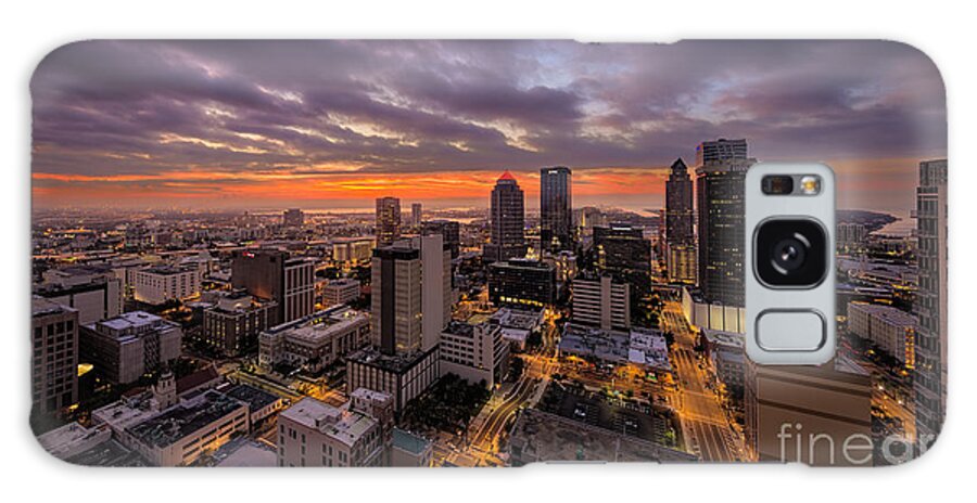 Sunrise Galaxy Case featuring the photograph Sunrise Over Tampa by Jason Ludwig Photography