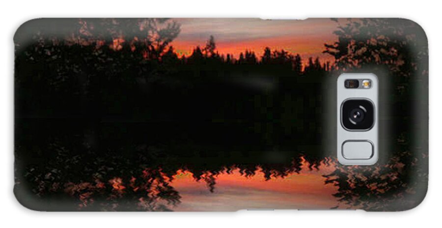 Sunset Galaxy Case featuring the photograph Sunset 4 by Tim Allen