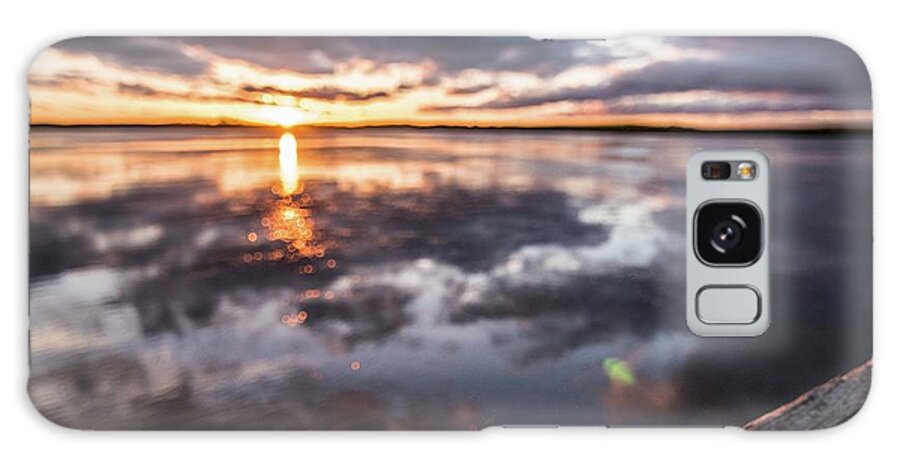 Sunset Galaxy Case featuring the photograph Sunset at Back Bay 4 by Larkin's Balcony Photography