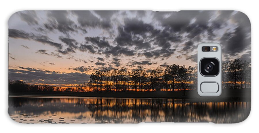 Sunset Galaxy Case featuring the photograph Sunset at East Lake by Tamara Becker