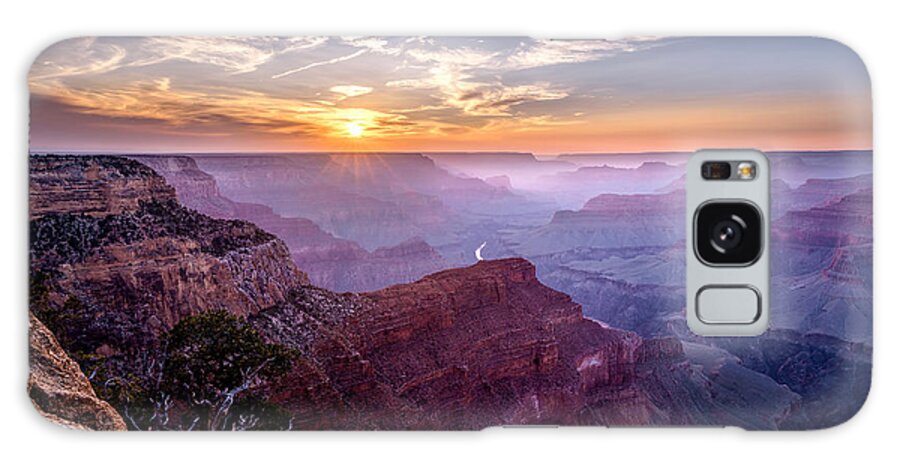 Grand Galaxy Case featuring the photograph Sunset at Grand Canyon by Daniel Heine