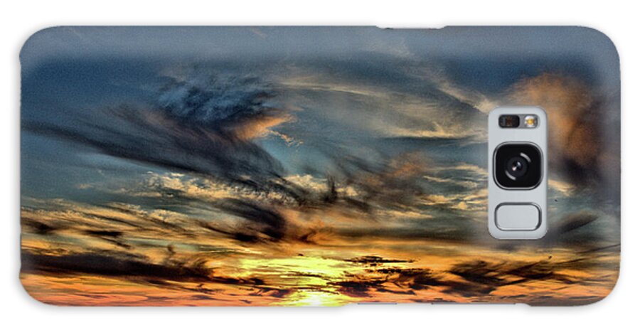 Cape Cod Galaxy Case featuring the photograph Sunset At The Waters Edge by Bruce Gannon