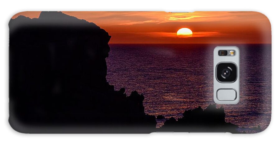 Sunset Galaxy Case featuring the photograph Sunset from Costa Paradiso by Geoff Smith