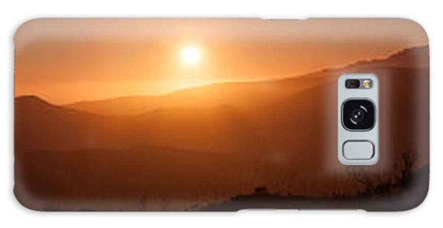 Sunset Galaxy Case featuring the photograph Sunset from Marine Headlands San Francisco by Alexander Fedin