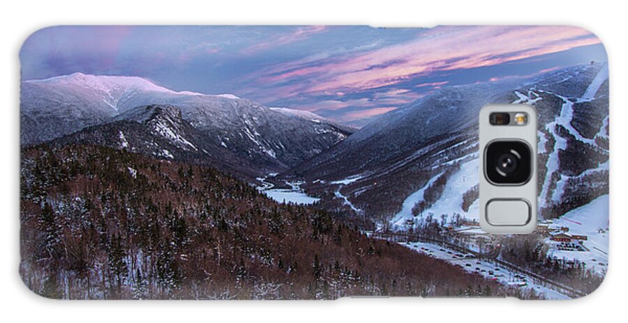 Sunset Galaxy Case featuring the photograph Sunset Glow over Cannon Mountain by White Mountain Images