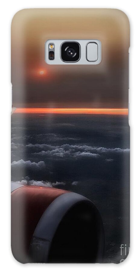 Sunset Galaxy Case featuring the photograph Sunset in the clouds by Diana Rajala