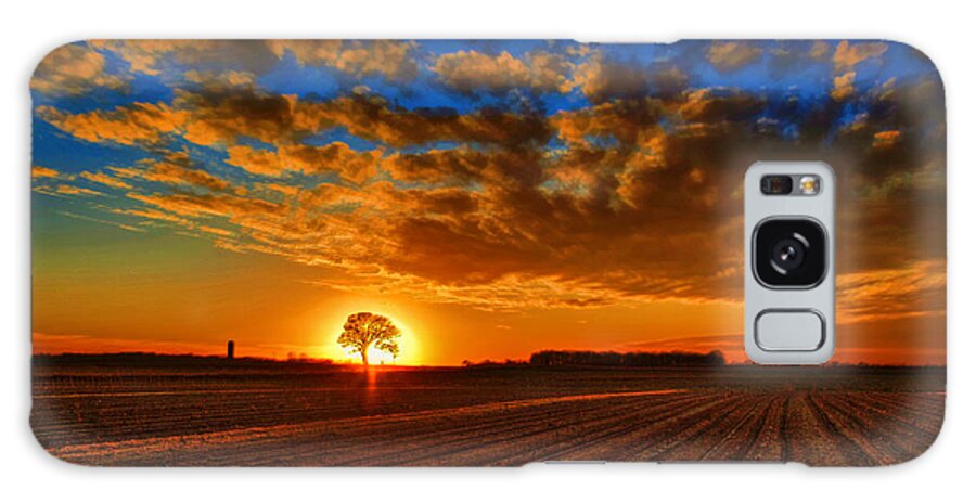 Sunset Galaxy Case featuring the photograph Sunset Oak by Rod Melotte