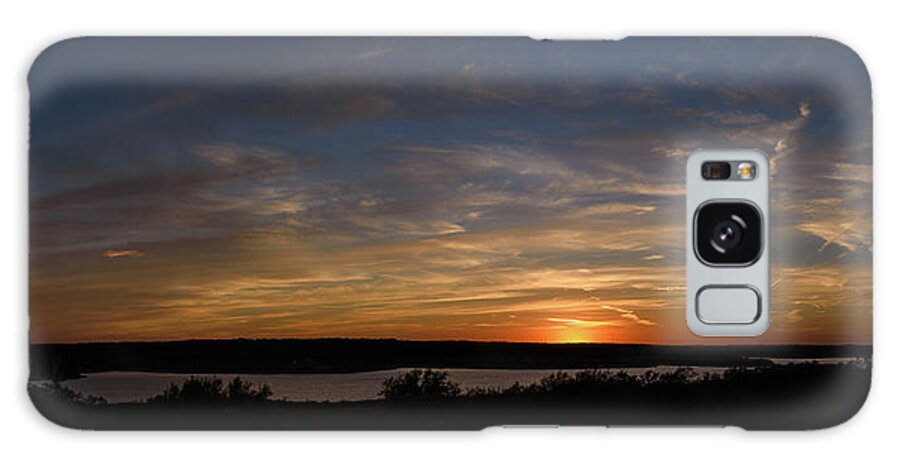 Sunset Galaxy Case featuring the photograph Sunset on Lake Georgetown by G Lamar Yancy