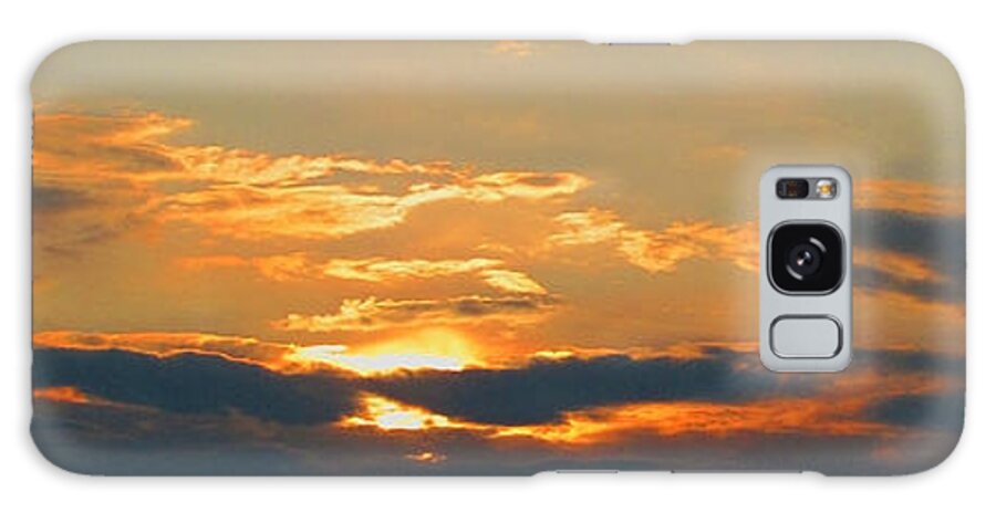 Sun Galaxy Case featuring the photograph Sunset Over Holland by Andre Brands