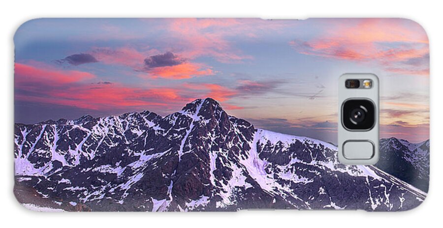 Colorado Galaxy Case featuring the photograph Sunset over Mt. of the Holy Cross by Aaron Spong
