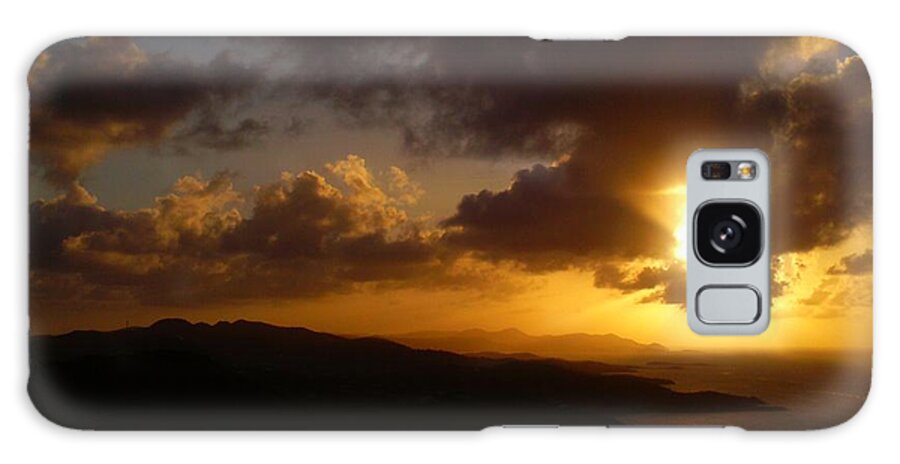 Cruzan Galaxy Case featuring the photograph Cruzan Sunset by Amanda Jones