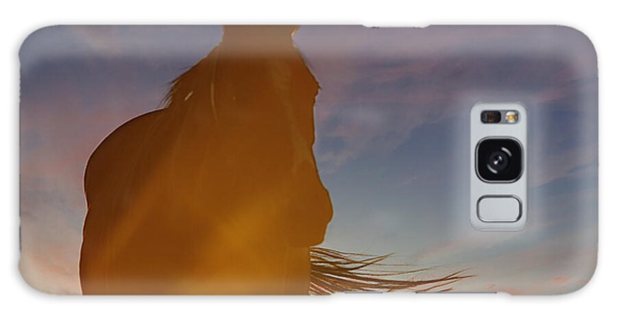 Horse Galaxy S8 Case featuring the photograph Sunset Silhouette by Carol Lynn Coronios