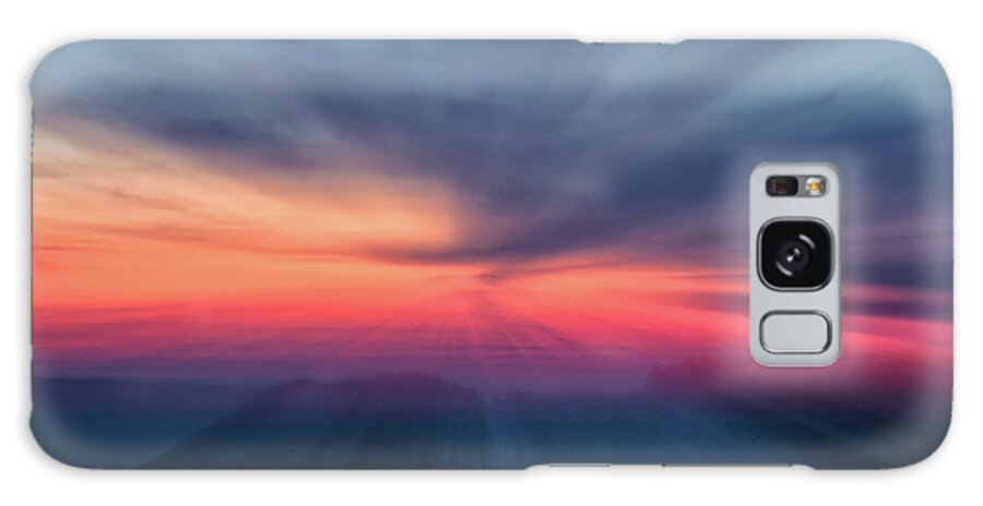 Sunset Galaxy Case featuring the photograph Sunset Twist by Art Cole