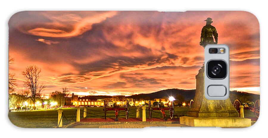 Virginia Military Institute Galaxy S8 Case featuring the photograph Sunset's Veil by Don Mercer