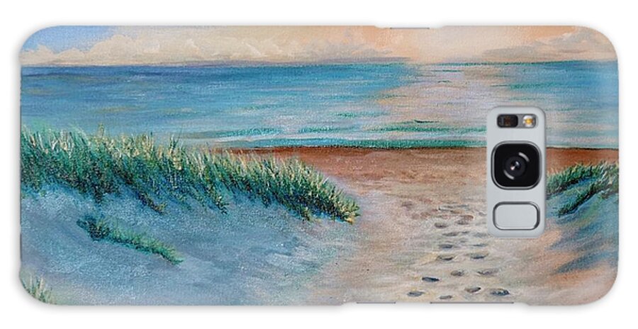 Beach Galaxy Case featuring the painting Surfside Beach FL by Mike Jenkins