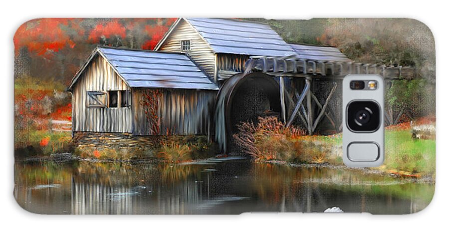 Mabry Mill Galaxy Case featuring the photograph Swan at Mabry Mill by Mary Timman