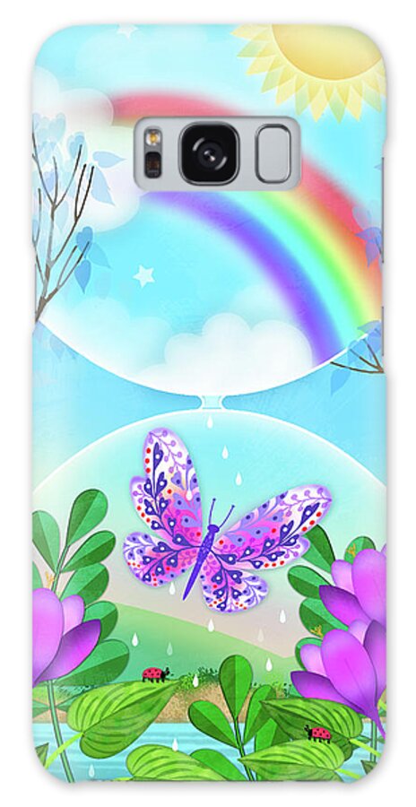 Hourglass Galaxy S8 Case featuring the digital art Sweet Dreams by Valerie Drake Lesiak
