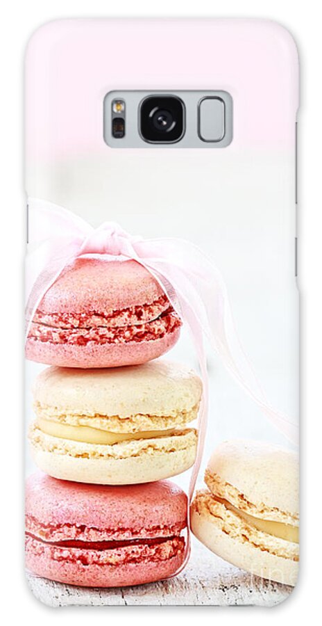Macaron Galaxy Case featuring the photograph Sweet French Macarons by Stephanie Frey