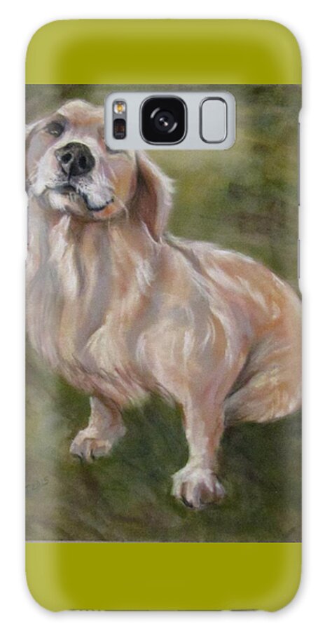 Dog Galaxy Case featuring the pastel Sweet Golden by Barbara O'Toole