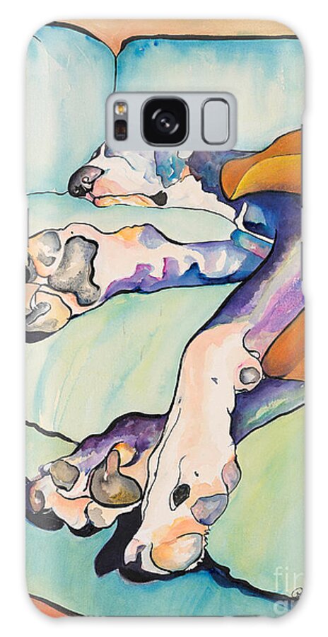 Pat Saunders-white Galaxy Case featuring the painting Sweet Sleep by Pat Saunders-White