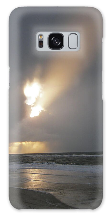 Sylt Angel Flame Galaxy Case featuring the photograph Sylt angel flame by Heidi Sieber