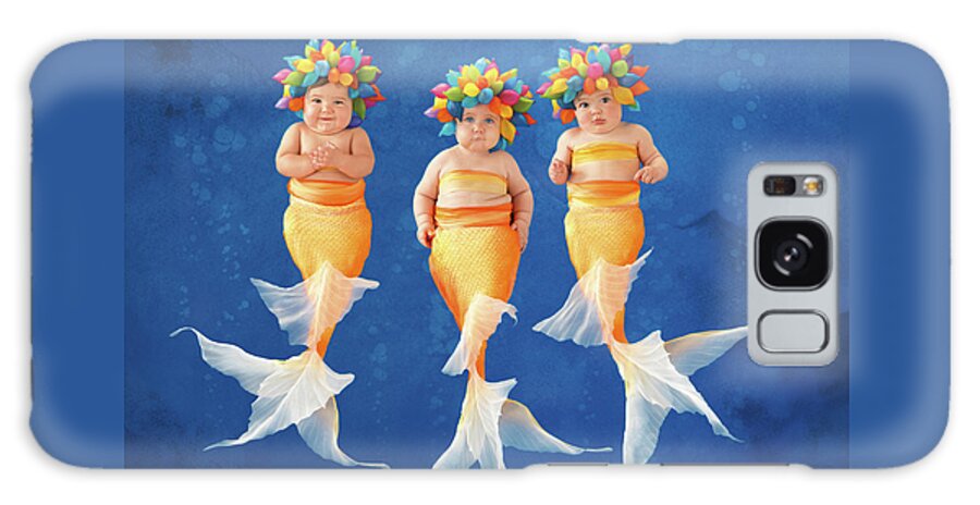 Under The Sea Galaxy Case featuring the photograph Synchronized Swim Team by Anne Geddes