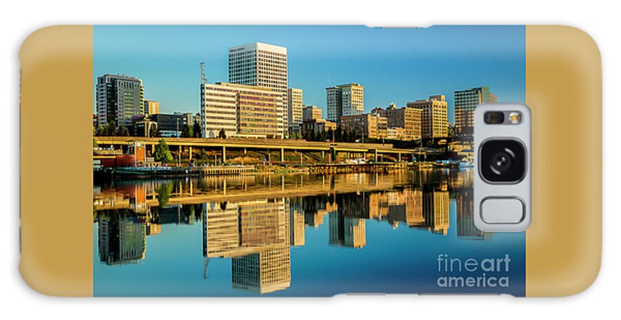 Cityscapes Galaxy Case featuring the photograph Tacoma's Waterfront,Washington by Sal Ahmed