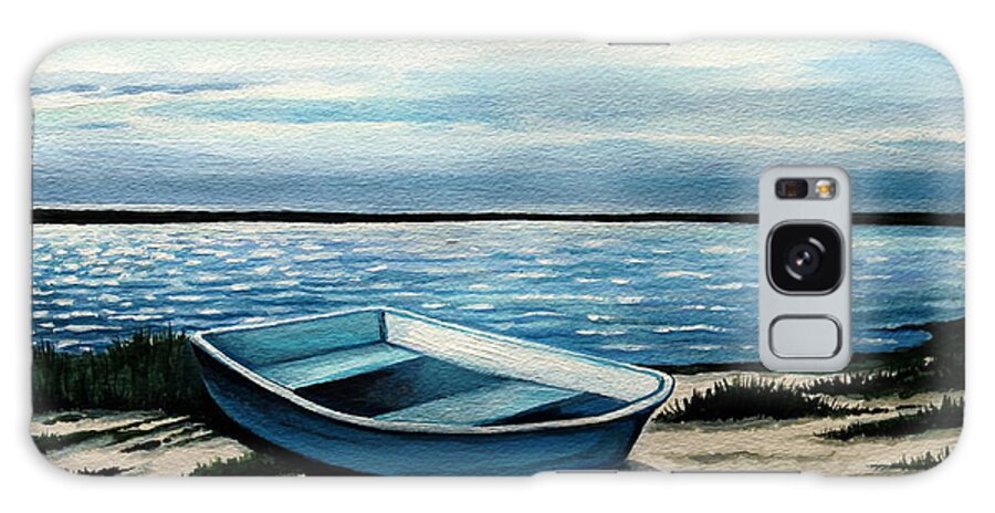 Boat Galaxy Case featuring the painting Take Me There by Elizabeth Robinette Tyndall