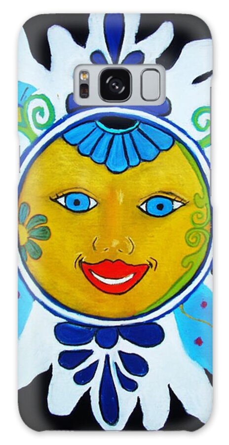 Sun Galaxy S8 Case featuring the painting Talavera Sun by Melinda Etzold