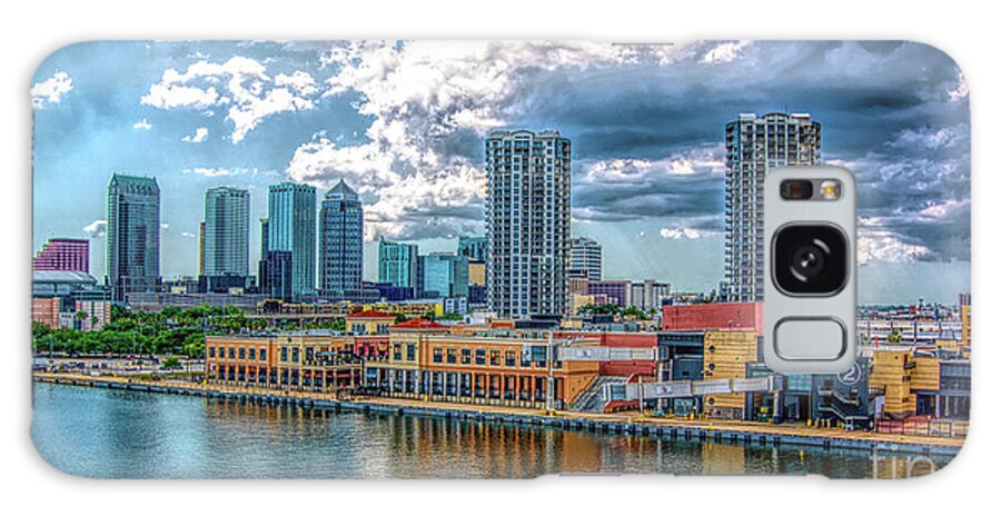 Architecture Galaxy S8 Case featuring the photograph Tampa Florida Skyline by Sue Melvin