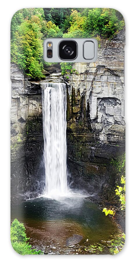 Taughannock Falls Galaxy Case featuring the photograph Taughannock Falls View from the Top by Christina Rollo
