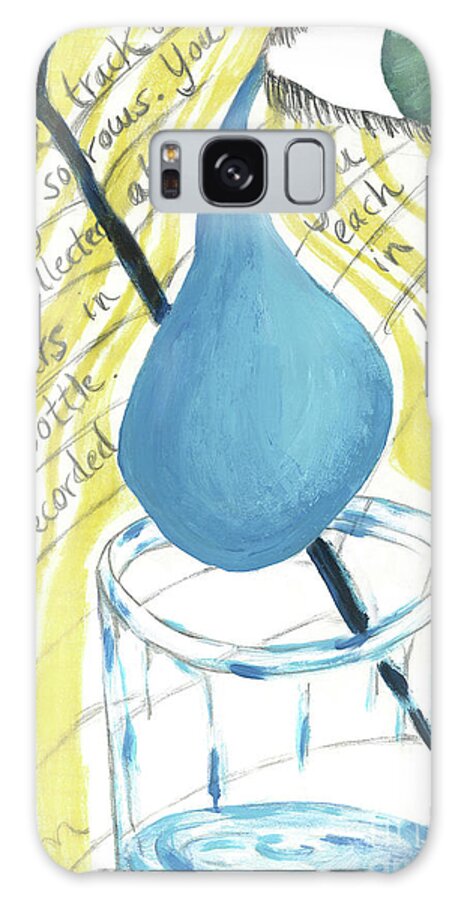 Prophetic Art Galaxy Case featuring the mixed media Tears In A Bottle by Curtis Sikes