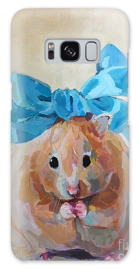 Hamster Galaxy Case featuring the painting Teddy by Kimberly Santini