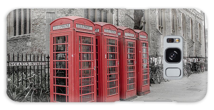 Phone Galaxy Case featuring the photograph Telephone Boxes by Shanna Hyatt