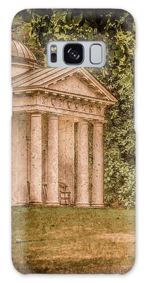 England Galaxy Case featuring the photograph Kew Gardens, England - Temple of Bellona by Mark Forte