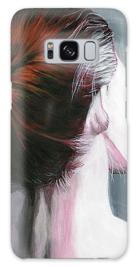 Portrait Galaxy Case featuring the painting Tender by Matthew Mezo