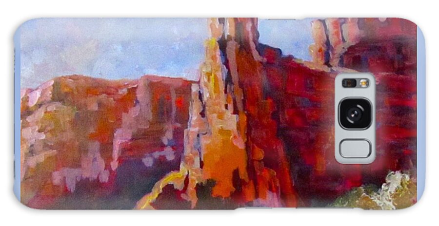 Desert Galaxy Case featuring the painting Terry's Canyon by Barbara O'Toole
