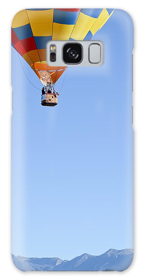 Hot Air Balloons Galaxy Case featuring the photograph The Air Up There... by Kevin Munro
