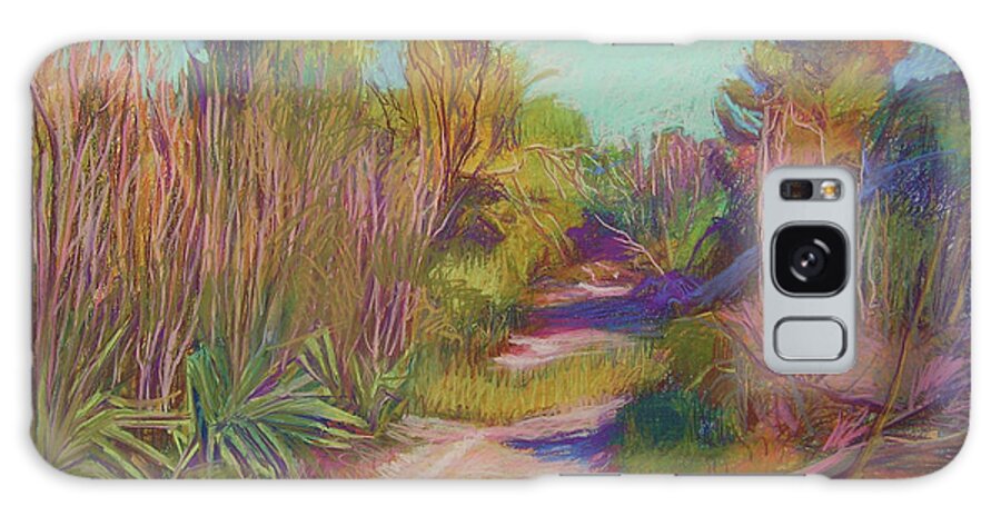 Impressionism Galaxy Case featuring the pastel The Aquifer at Titusville by David Dozier