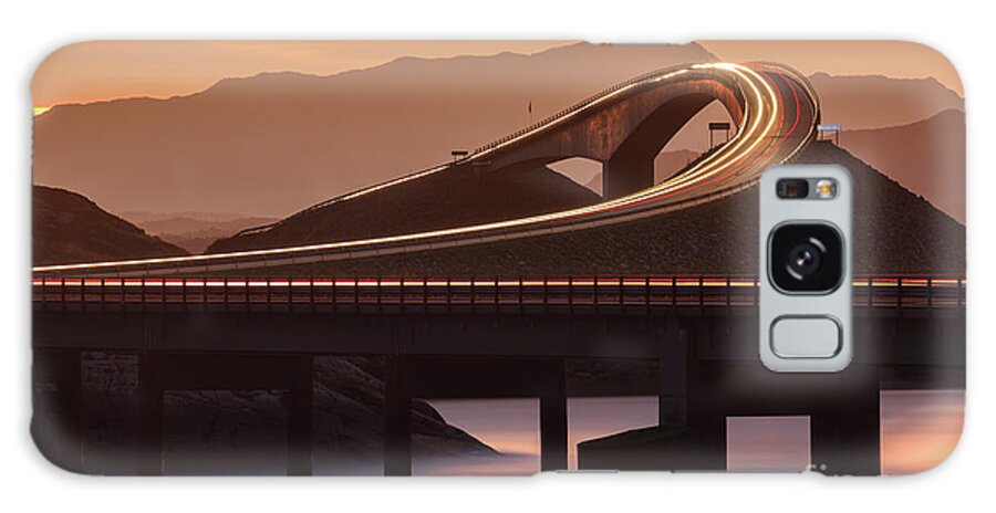 Atlantic Ocean Road Galaxy Case featuring the photograph The Atlantic Ocean Road by Henk Meijer Photography