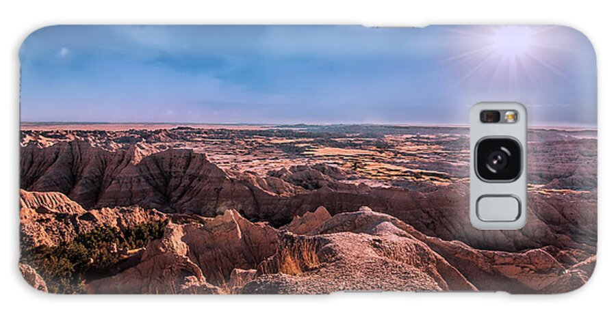 Badlands Galaxy Case featuring the photograph The Badlands of South Dakota II by Tom Mc Nemar