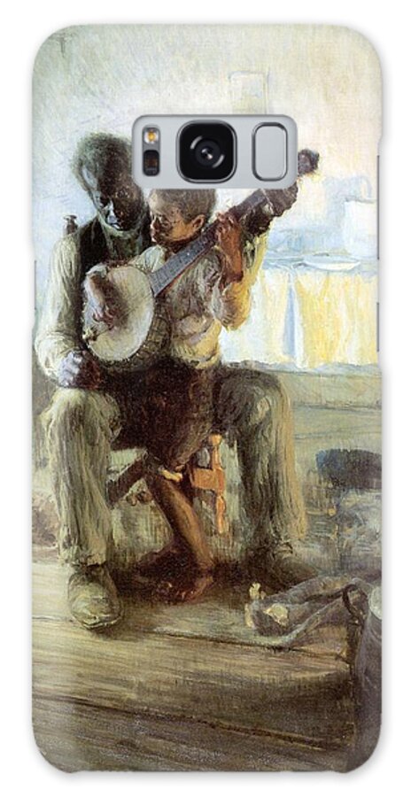 Black Art For Sale Galaxy Case featuring the painting The Banjo Lesson by Henry Ossawa Tanner