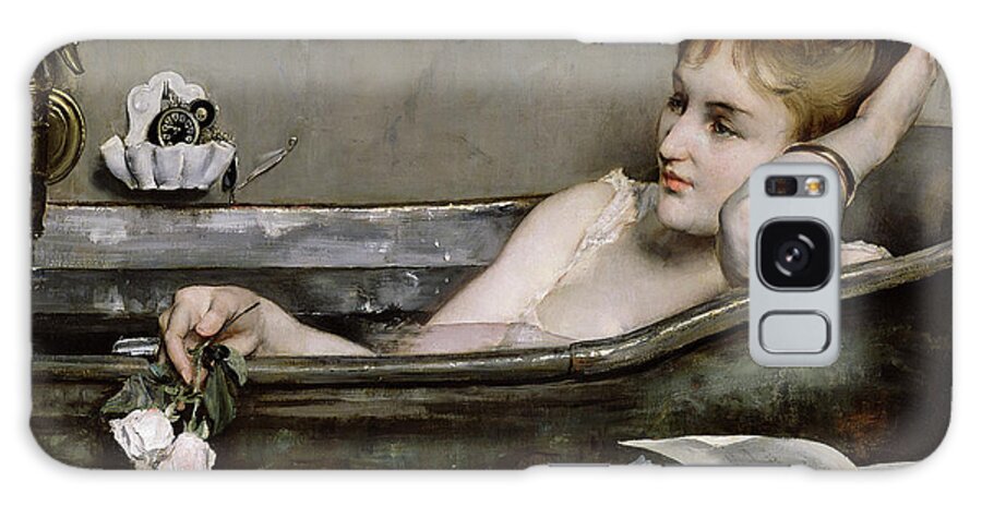 Alfred George Stevens Galaxy Case featuring the painting The Bath by Alfred George Stevens