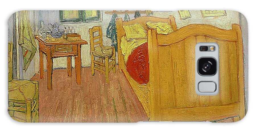 The Galaxy Case featuring the painting The Bedroom by Vincent van Gogh
