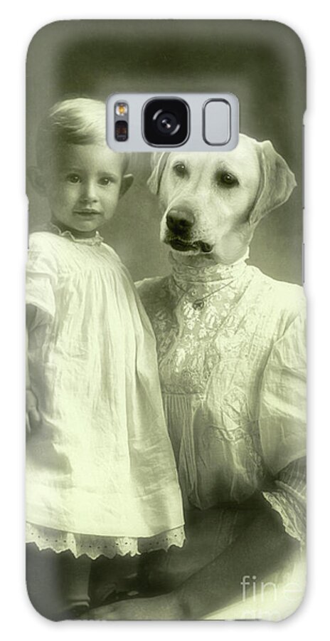 Dog Galaxy Case featuring the digital art The Best Nanny ever by Martine Roch