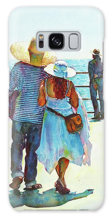 Sun Galaxy S8 Case featuring the painting The big hat by Graham Berry