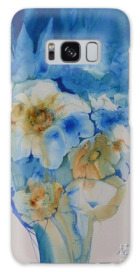 Flowers Galaxy Case featuring the painting The Bride's Bouquet by Donna Acheson-Juillet