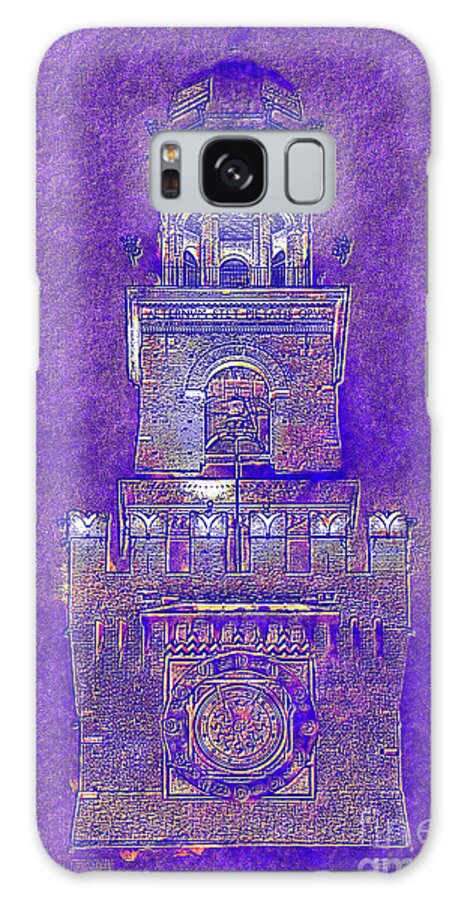 Historic Galaxy Case featuring the digital art The Castle. My own vision #5 by Claudio Lepri