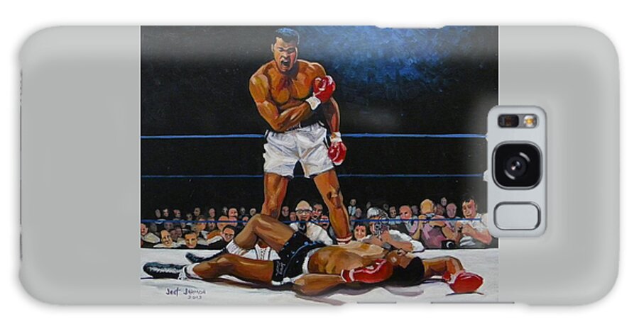 Mohammed Ali Galaxy Case featuring the painting The Champ by Jeanette Jarmon