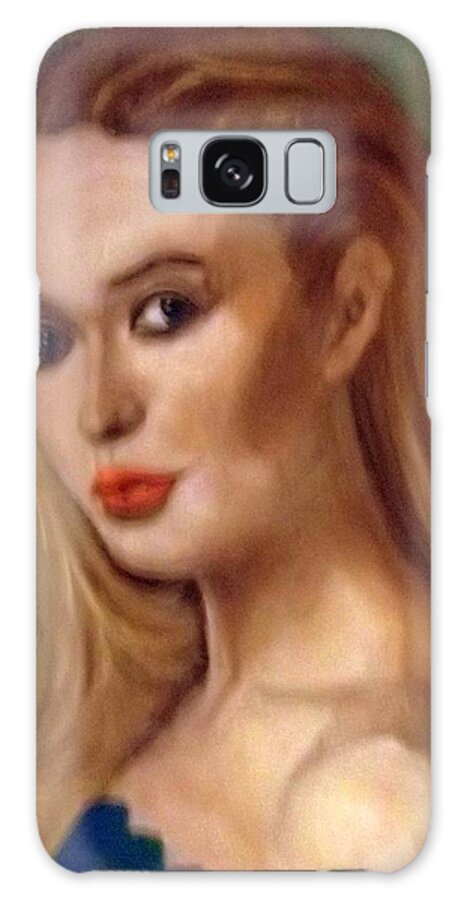 Classic Beauty Galaxy Case featuring the painting The Classic Beauty by Peter Gartner
